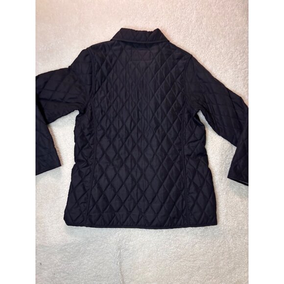 Van Heusen Womens Quilted Jacket Size M Black - Picture 14 of 14